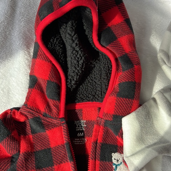 Carters Just One You Fleece One Pc Zip Up - Picture 3 of 6
